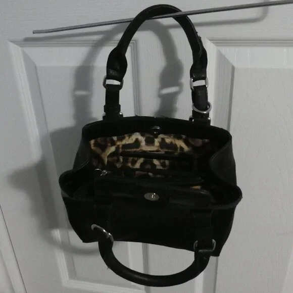 PINK STIX ACCESSORIES | Small Black Embossed Handbag - Picture 6 of 9